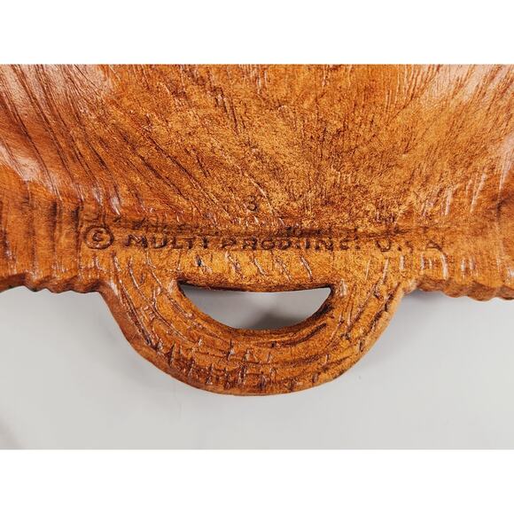 Serving Tray Dish Fall Leaves & Grapes 70's Multi Products 12" x 9" Fruit Bowl - Picture 11 of 13